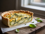 Quiche courgette feta facile : Prête en 20 minutes