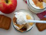 Verrine comme un nuage, pommes et mascarpone