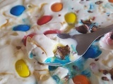 Glace aux m&ms