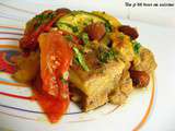 Tajine d'agneau aux légumes d'été et aux amandes