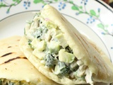 Arepa 'Reina Pepiada' au poulet et à l'avocat, comme au Venezuela
