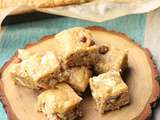 Blondies aux coings, noisettes et chocolat blanc