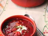 Borscht aux canneberges