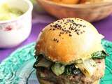 Burger boeuf-banane et pak choi pour le defi FoodSaver