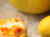 Dessert mangue-pomelo-tapioca comme à Hong-Kong ('Mango Pomelo Sago')