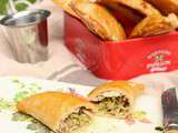 Empanadas au brocoli, roquefort et amandes