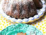 Gâteau au gingembre, sirop de Liège et bière stout