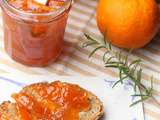 Marmelade super simple au romarin et au cognac