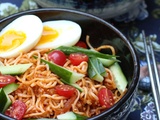 Nouilles froides au kimchi (bibim guksu)