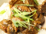 Rendang de champignons bruns