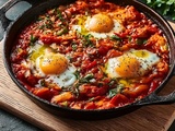 Chakchouka tunisienne à la poêle