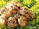 Cookies au son d’avoine cranberries