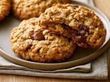 Cookies son d’avoine croustillants aux pépites de chocolat