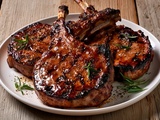 Côtelettes de veau au barbecue