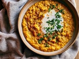 Dahl de lentilles mijoté au lait de coco