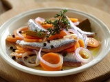 Harengs marinés