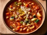 Minestrone mijoté aux légumes de saison