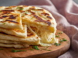 Naan fromage moelleux