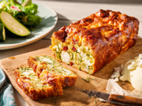 Pain courgette chorizo chèvre moelleux