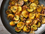 Poêlée de courgettes jaunes express