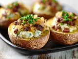 Pommes de terre farcies bretonnes au four