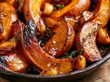 Potimarron poêlé caramélisé