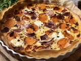Quiche patate douce et chèvre façon bistrot
