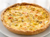 Tarte au poireau saumon fondante