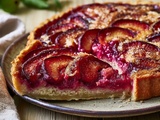 Tarte aux prunes rouges à l’ancienne
