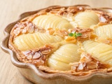 Tarte Bourdaloue : recette fondante aux poires et aux amandes
