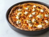 Tarte fondante au potiron et chèvre