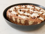 Tarte marbrée Dakatine au chocolat