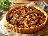 Tarte merguez fondante aux légumes du soleil