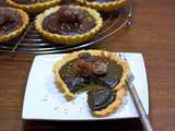 Tartelettes à la crème de marron et chocolat