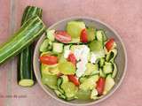 Salade de courgettes crues