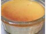 Flan au sirop de sureau