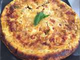 Quiche sans pâte aux tomates cerises et à l'origan