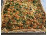 Tarte aux carottes primeurs et au persil