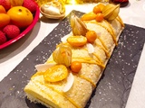 Bûche paléo coco-mangue