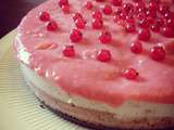 Cheesecake sans cuisson & curd de groseilles