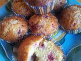 Muffins aux framboises