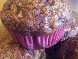 Muffins banane/framboise