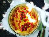 Quiche aux tomates cerises