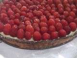 Tarte aux framboises