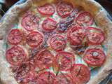 Tarte courgettes/tomates/mozzarella