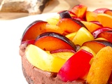 Tarte crue au chocolat & fruits frais