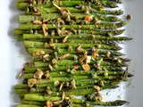 Asperges rôties aux amandes, aux câpres et à l'aneth, d'Ottolenghi