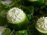 Bouchées de courgette feta-menthe