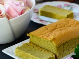 Castella taïwanais au matcha, un gâteau ultra-moelleux