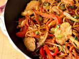 Chow mein au poulet